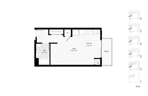 Arcata Apartments Golden Valley MN Studio Apartment